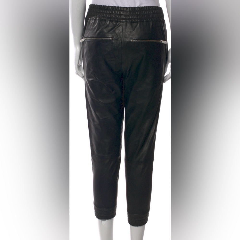 OAK nyc genuine leather joggers pants
